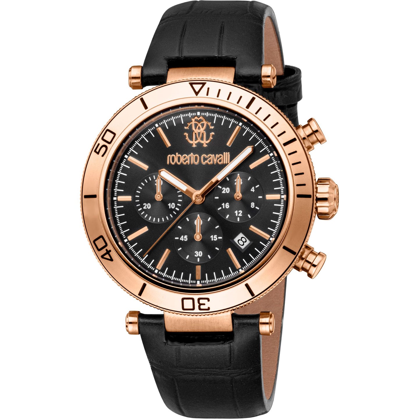 Roberto Cavalli Watches Black and Gold