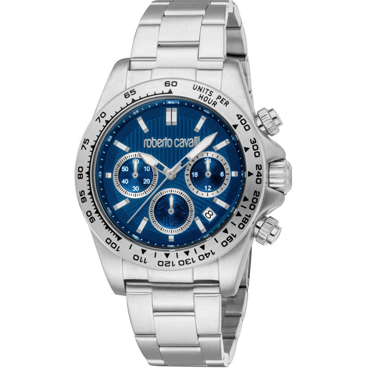 Roberto Cavalli Watches Silver Blue