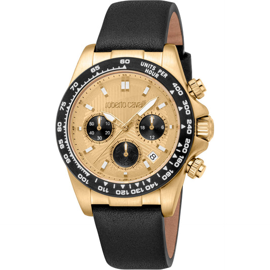 Roberto Cavalli Watches Black and Gold